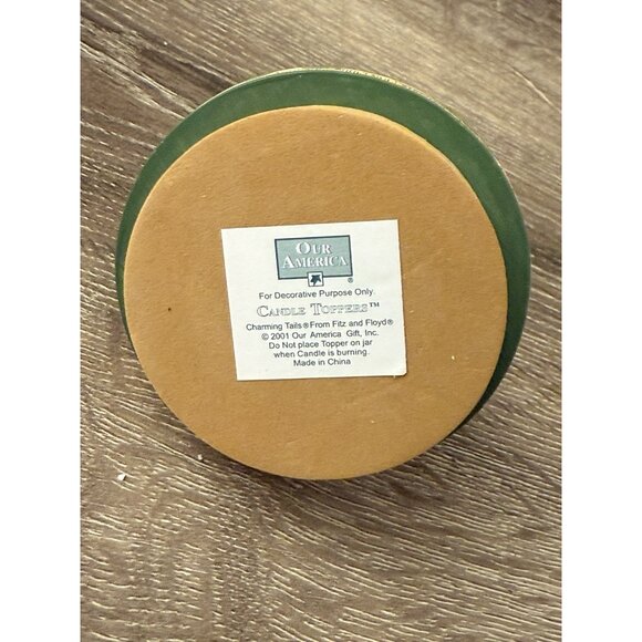 Charming Tails Fitz & Floyd The Stockings Were Hung Mouse Candle Topper MM23 - Picture 3 of 4